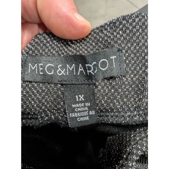 NWT Meg & Margot Gray Pull on Pants Women’s Size 1X - Picture 2 of 8
